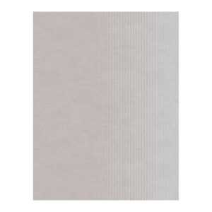 Minimalistischer beigefarbener Tuftteppich mit einem klaren, schlichten Design, das von links nach rechts übergeht.